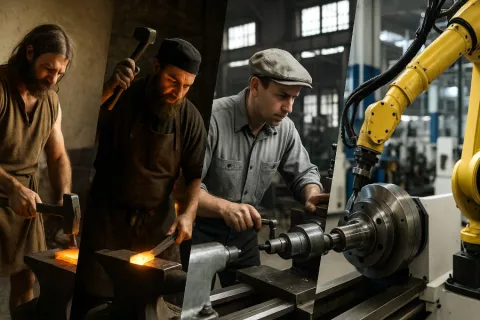 Geschichte der Metallbearbeitung - von der Urzeit bis zur Gegenwart